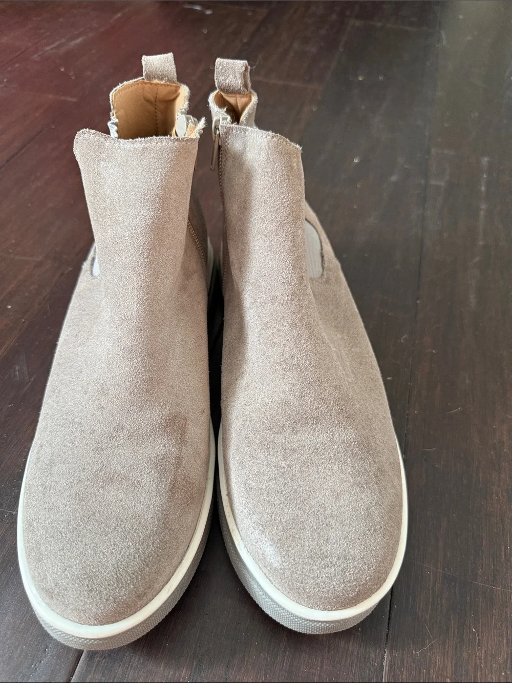 Steve Madden Suede Bootie - Taupe